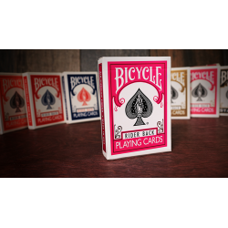 Bicycle Fuchsia Playing Cards par US Playing Card Co wwww.jeux2cartes.fr