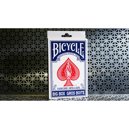 Grandes cartes de vélo (Jumbo Bicycle Cards, bleu) wwww.jeux2cartes.fr