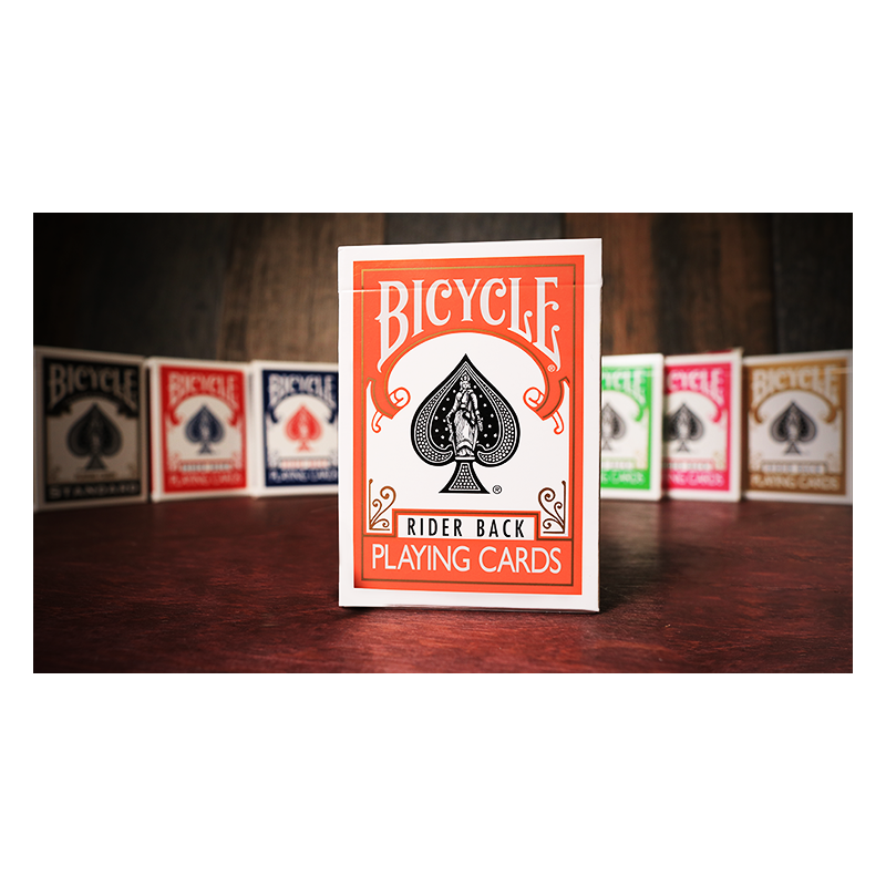 Bicycle Orange Playing Cards  by US Playing Card Co wwww.jeux2cartes.fr