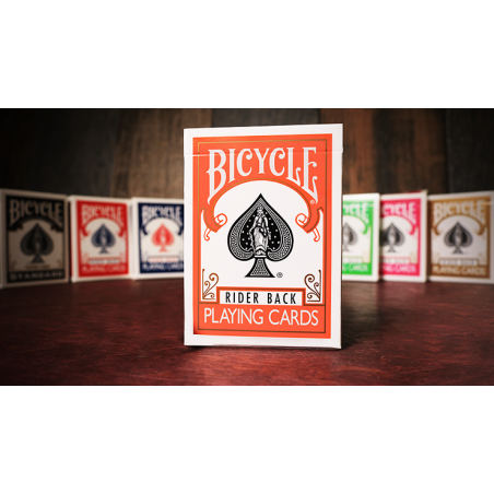 Bicycle Orange Playing Cards par US Playing Card Co wwww.jeux2cartes.fr