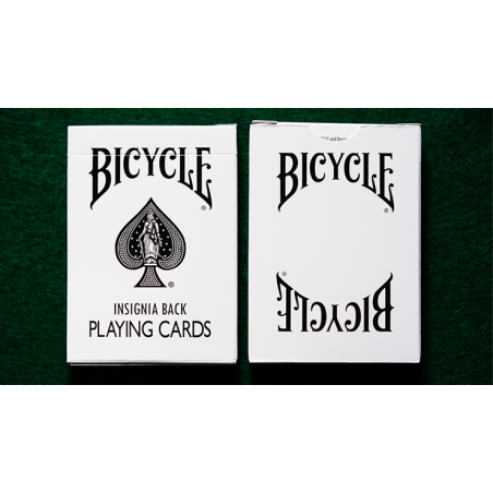 Bicycle Insignia Back (White) Playing Cards wwww.jeux2cartes.fr
