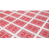 Bicycle Poker Cards Uncut Sheets (Red) wwww.jeux2cartes.fr
