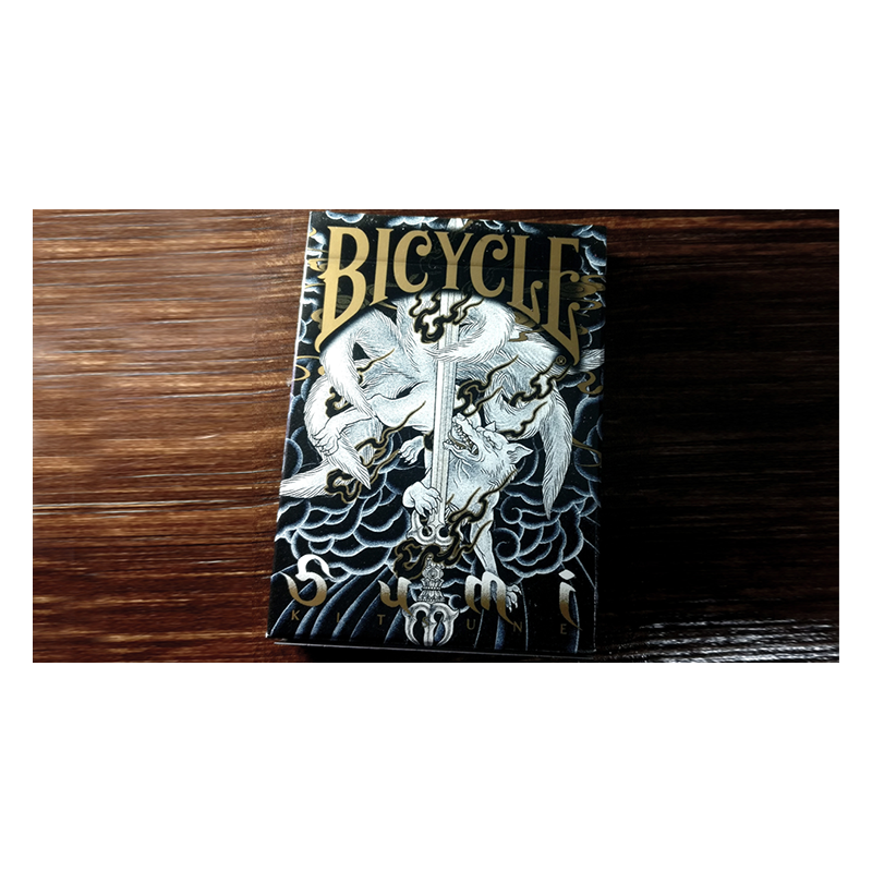 Bicycle Sumi Kitsune Myth Maker (blue) Playing Cards by Card Experiment wwww.jeux2cartes.fr
