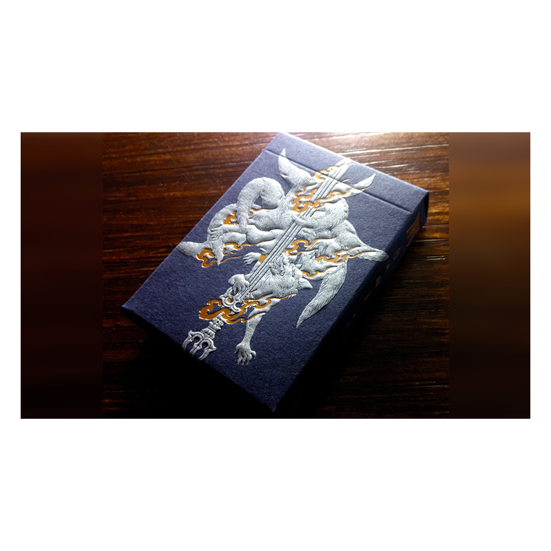 Sumi Kitsune Myth Maker (Blue Craft Letterpressed Tuck) Cartes à jouer par expérience de carte wwww.jeux2cartes.fr