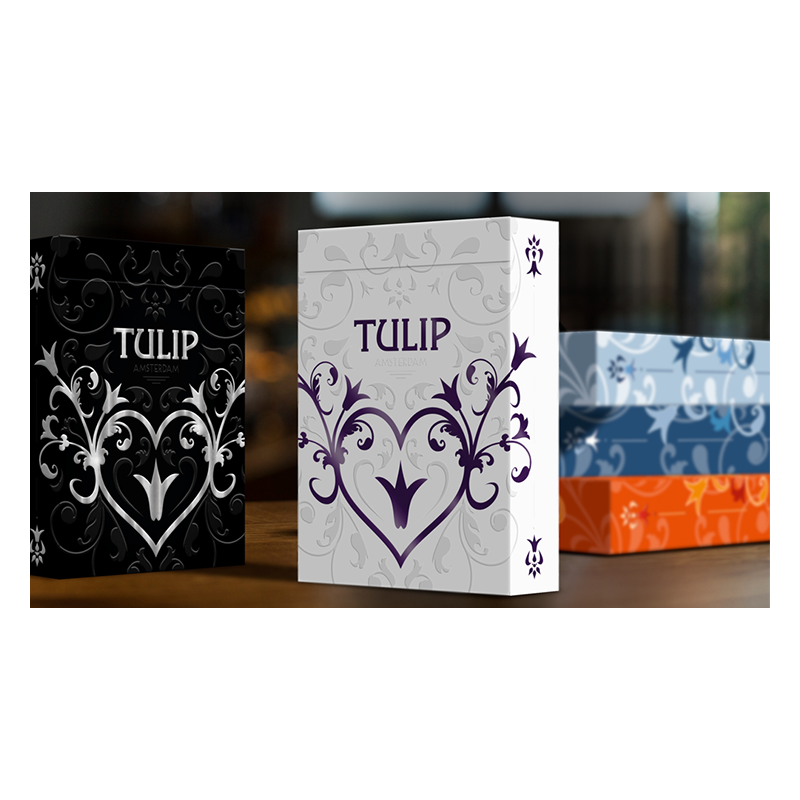 Purple Tulip Playing Cards Dutch Card House Company wwww.jeux2cartes.fr