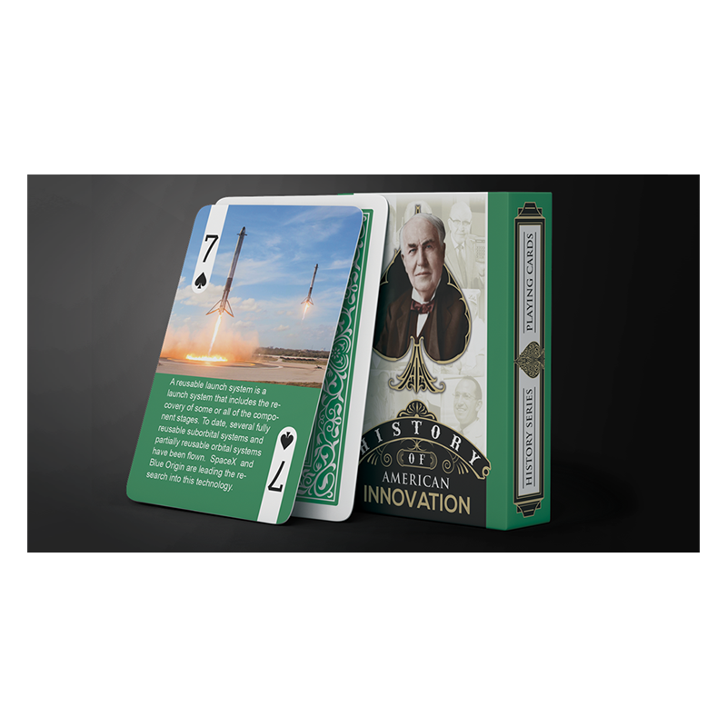 History Of American Innovation Playing Cards wwww.jeux2cartes.fr