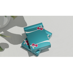 Cherry Casino (Tropicana Teal) Cartes à jouer par Pure Imagination Projects wwww.jeux2cartes.fr