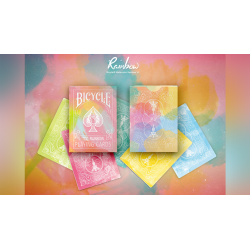 Cartes à jouer Bicycle Rainbow (Peach) par TCC wwww.jeux2cartes.fr