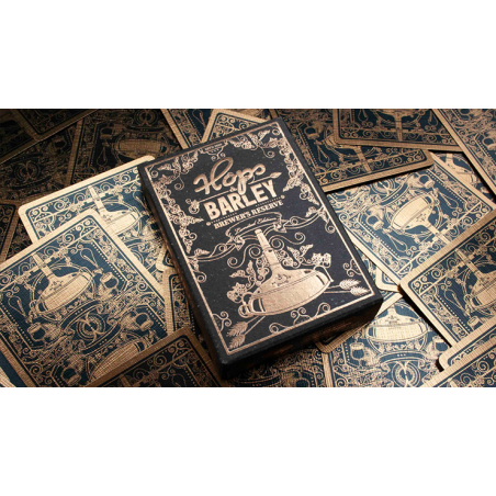 Cartes à jouer de houblon et d’orge (cuivre) par JOCU Playing Cards wwww.jeux2cartes.fr