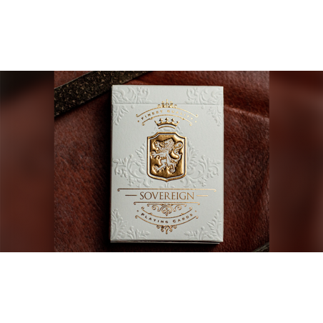 Sovereign (White) Exquisite Playing Cards by Jody Eklund wwww.jeux2cartes.fr