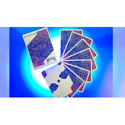 Bicycle Neon Blue Aurora Playing Cards wwww.jeux2cartes.fr