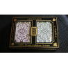 KEM Bridge Plastic Playing Cards Jacquard (Purple and Green 2 Deck Set Jumbo Index) - Astuce wwww.jeux2cartes.fr