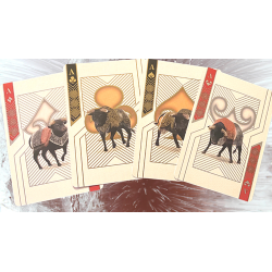 Bicycle Matador (Red Gilded) Playing Cards wwww.jeux2cartes.fr