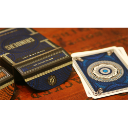 Blue Grinders Cartes à jouer par Midnight Cards wwww.jeux2cartes.fr