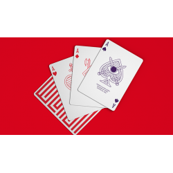Red Enigma Playing Cards wwww.jeux2cartes.fr