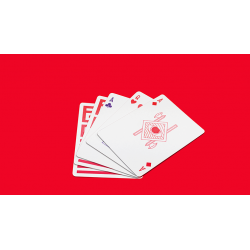 Cartes à jouer Red Enigma wwww.jeux2cartes.fr