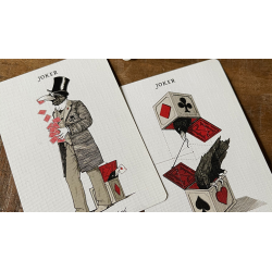RAVN IIII (Red) Playing Cards Designed by Stockholm17 wwww.jeux2cartes.fr