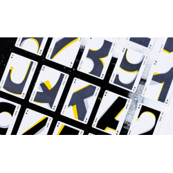AvH: Typographic Playing Cards by Luke Wadey wwww.jeux2cartes.fr
