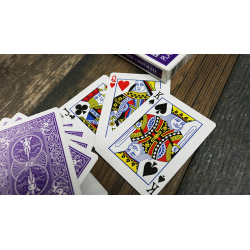 Bicycle Purple Playing Cards par US Playing Card Co wwww.jeux2cartes.fr