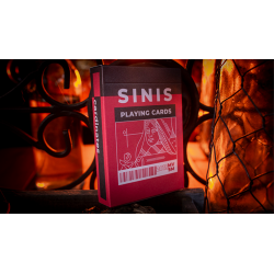 Cartes à jouer Sinis (Framboise et Noir) par Marc Ventosa wwww.jeux2cartes.fr