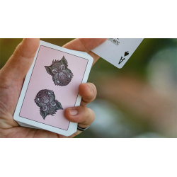 Wild Reserve: Pink Boar Playing Cards by Bill Davis Magic wwww.jeux2cartes.fr