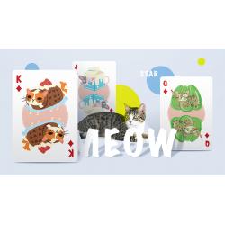 Meow Star Vending Machine (Cherry) Cartes à jouer par Bocopo wwww.jeux2cartes.fr