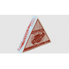 Cartes à jouer triangulaires (rouges) wwww.jeux2cartes.fr