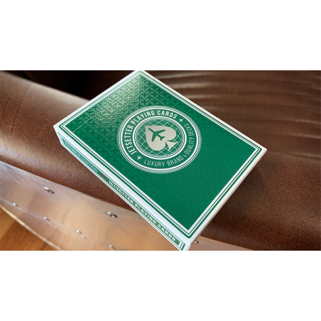 Premier Edition in Jetsetter Green by Jetsetter Playing Cards wwww.jeux2cartes.fr