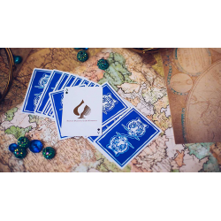 Cartes à jouer Hidden King Blue Luxury Edition par BOMBMAGIC wwww.jeux2cartes.fr