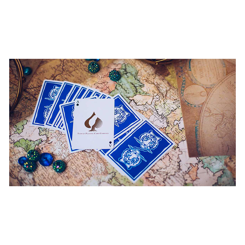 Cartes à jouer Hidden King Blue Luxury Edition par BOMBMAGIC wwww.jeux2cartes.fr
