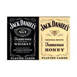 Jack Daniel’s Black/Honey Set Cartes à jouer par USPCC wwww.jeux2cartes.fr
