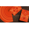 Cartes à jouer Tulip (Orange) par Dutch Card House Company wwww.jeux2cartes.fr
