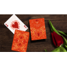 Cartes à jouer Tulip (Orange) par Dutch Card House Company wwww.jeux2cartes.fr