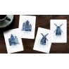 Tulip Playing Cards (Light Blue) by Dutch Card House Company wwww.jeux2cartes.fr