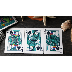 Mermaid Playing Cards (Turquoise) by US Playing Card Co wwww.jeux2cartes.fr