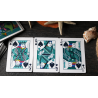 Cartes à jouer sirène (Turquoise) par US Playing Card Co wwww.jeux2cartes.fr